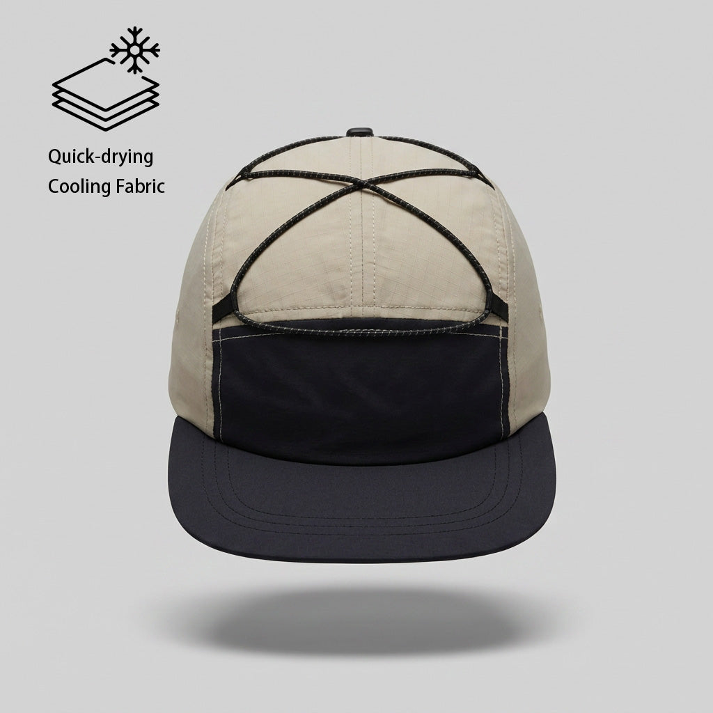 5_panel_cap_with_elastic_strip_for_ajustment_custom