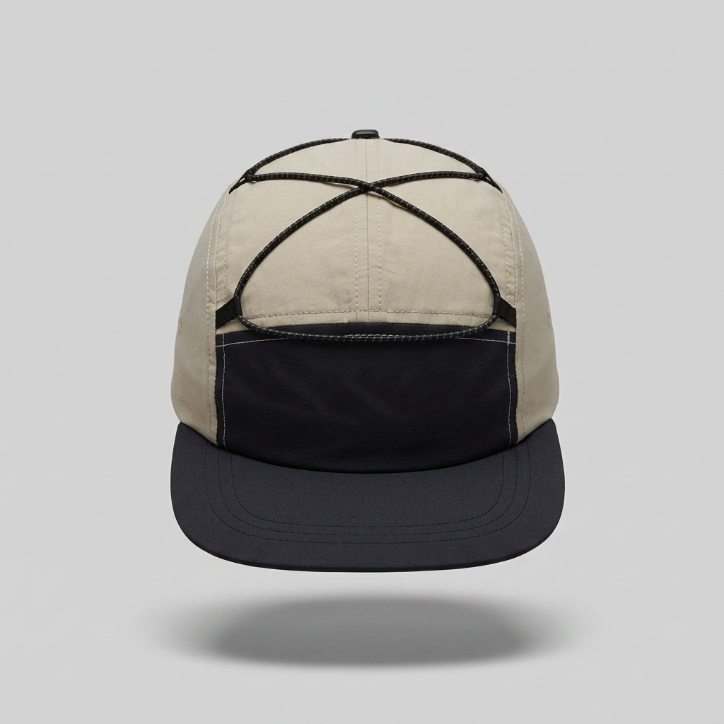 5_panel_cap_with_elastic_strip_for_ajustment_custom