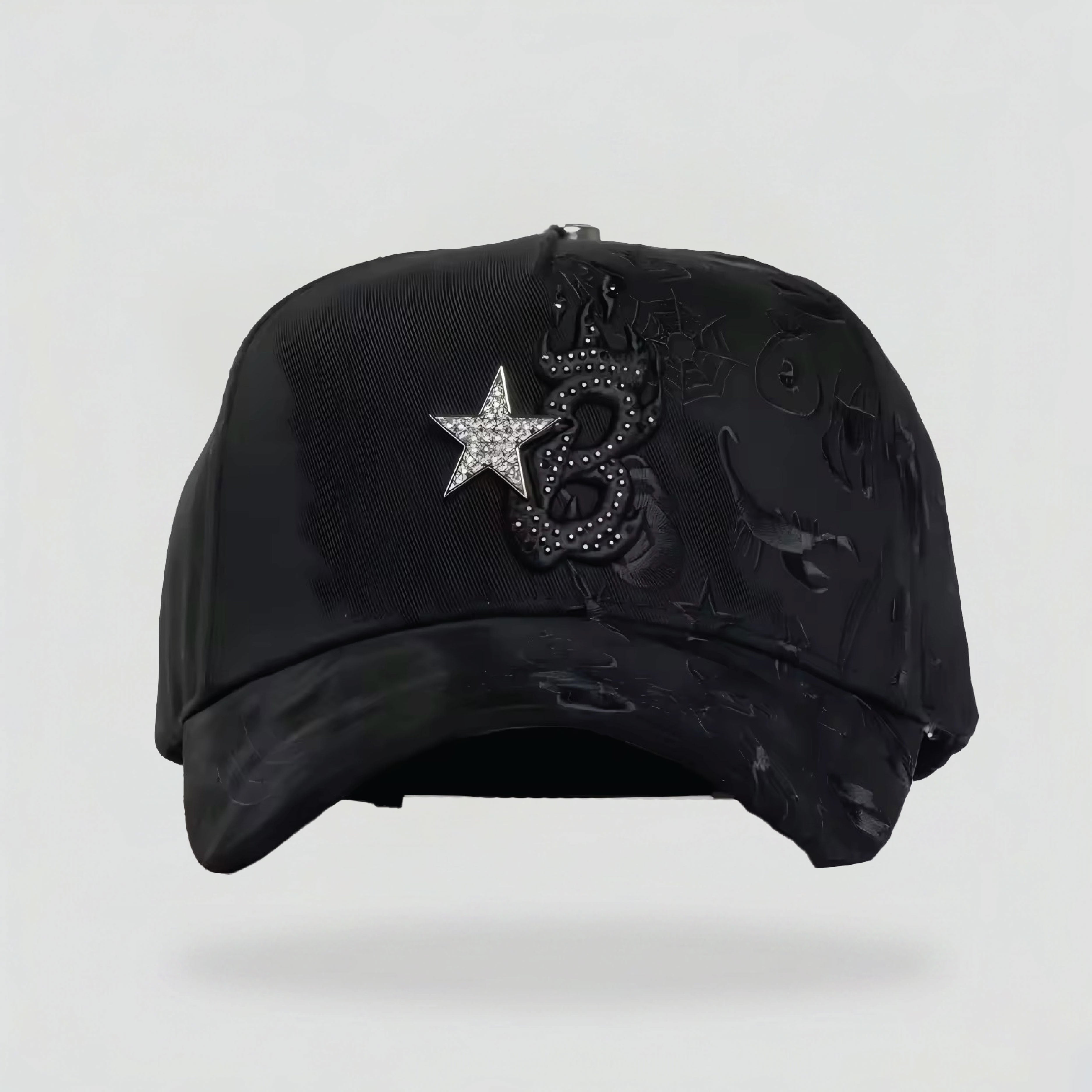 Premium Heavy Embroidery Streetwear Cap Vintage Washed Distressed 5 Panel Baseball Hat Custom Logo OEM