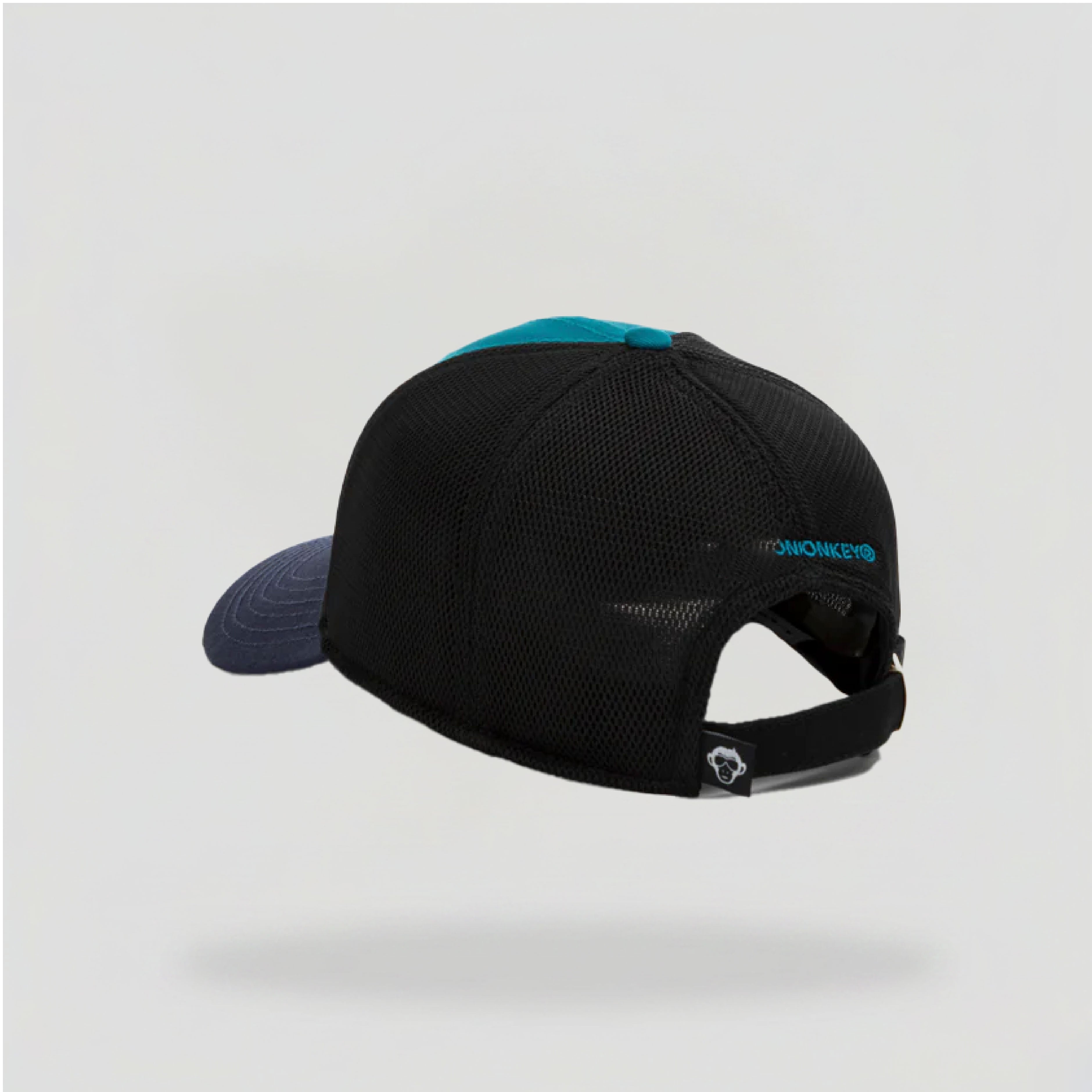 Tidebreaker_blue_black_turcker_baseball_cap_custom_applique