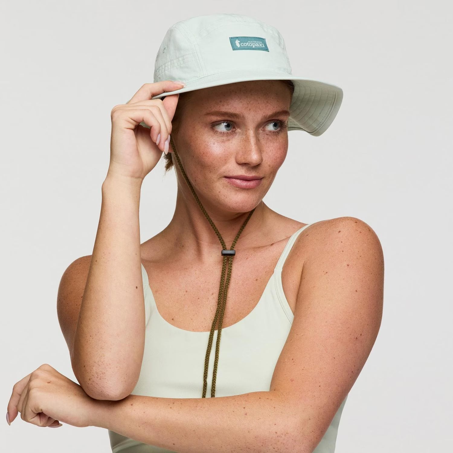 cotton_straw_hat_fishing_custom_logo_front_view