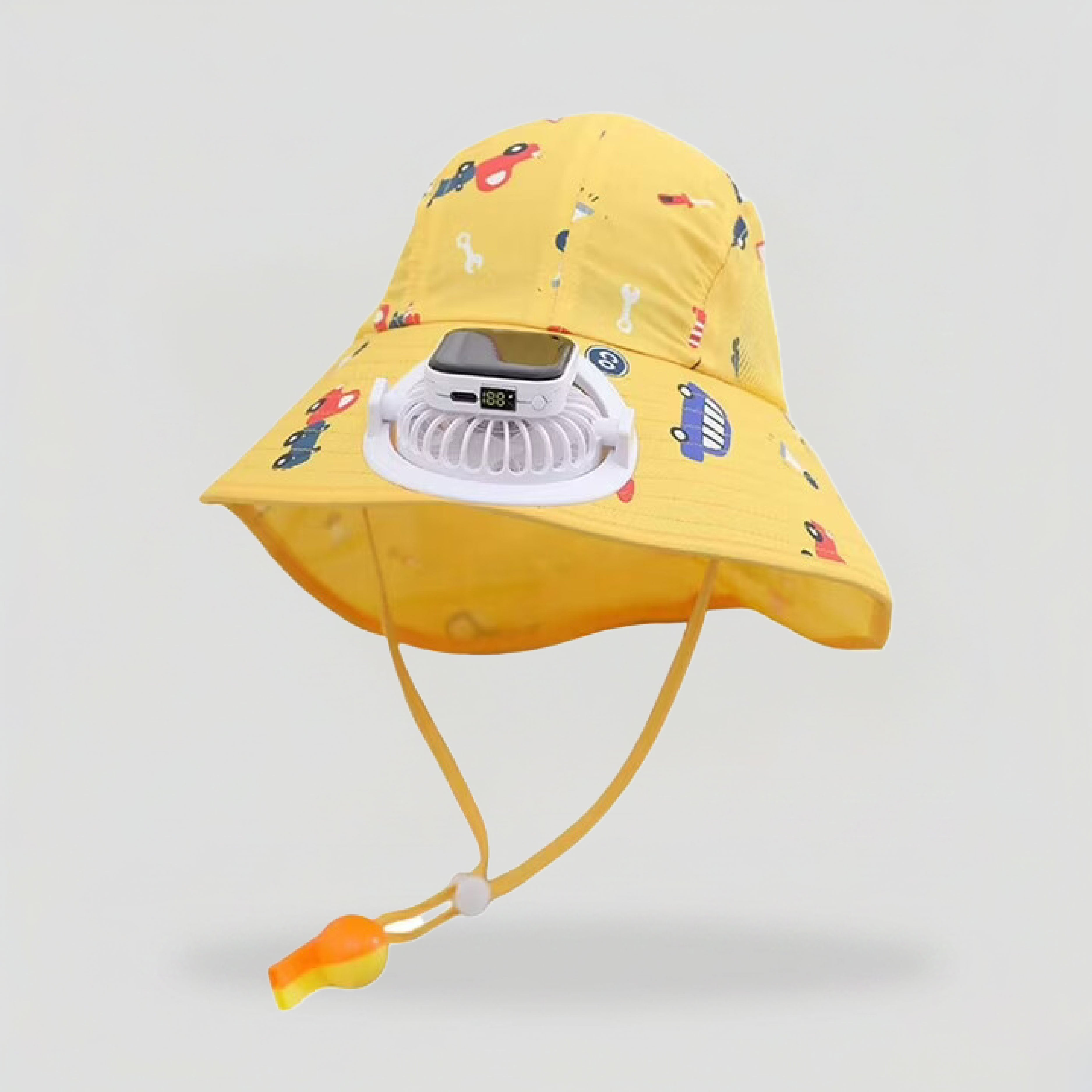 kids hat with electric fan